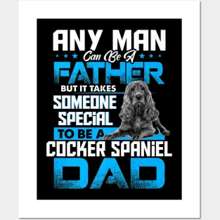 Cocker Spaniel Dad Dog Fathers Day Posters and Art